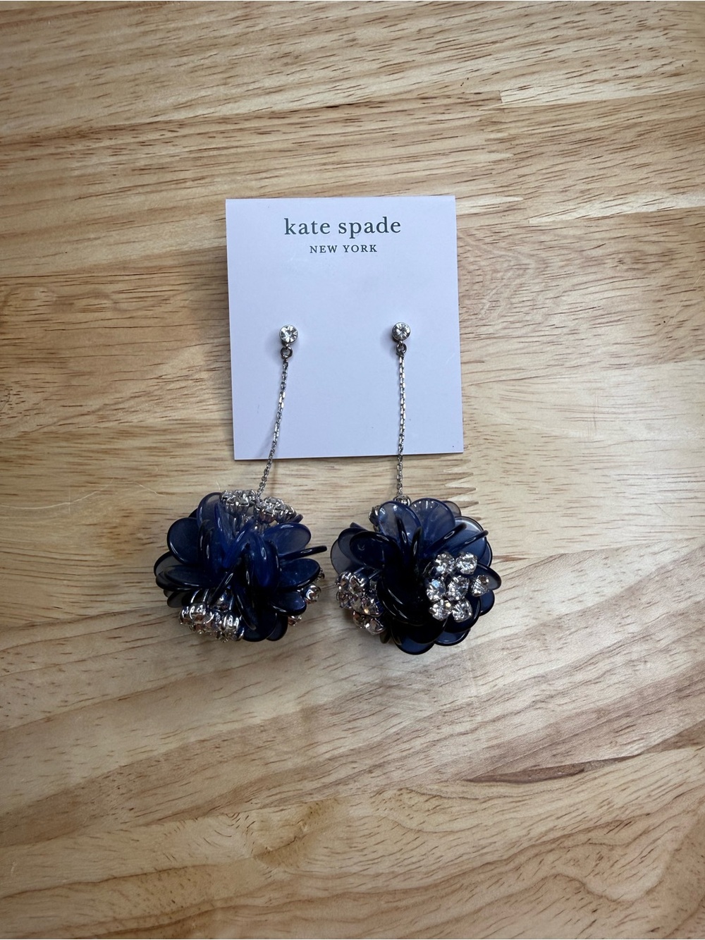 Kate Spade Blooming Bouquet floral cluster drop earrings NWT $88 - Picture 3 of 7